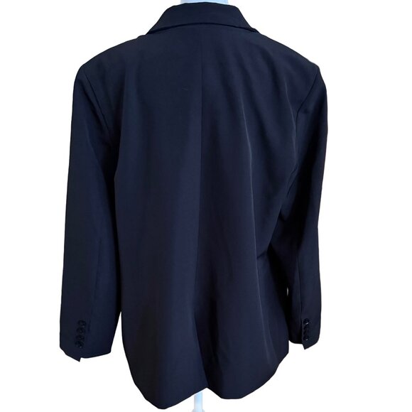 Vince Camuto Women’s XL Black One-Button Blazer Jacket NWT Style V362948V - Picture 5 of 6